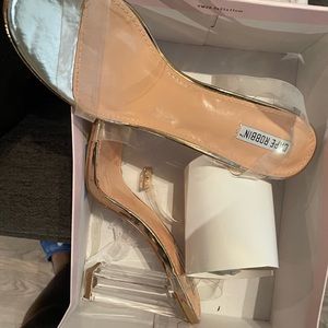 Clear Heels. Size 11
